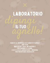 Carica l&#39;immagine nel visualizzatore di Gallery, Laboratorio &quot;Dipingi il tuo agnello&quot;
